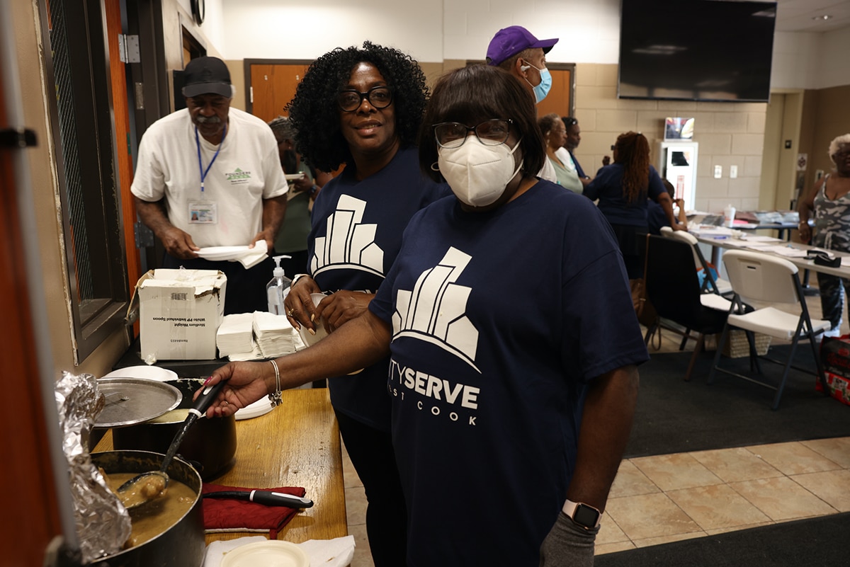Volunteers blessing neighborhoods throughout the West Cook region in Chicago.