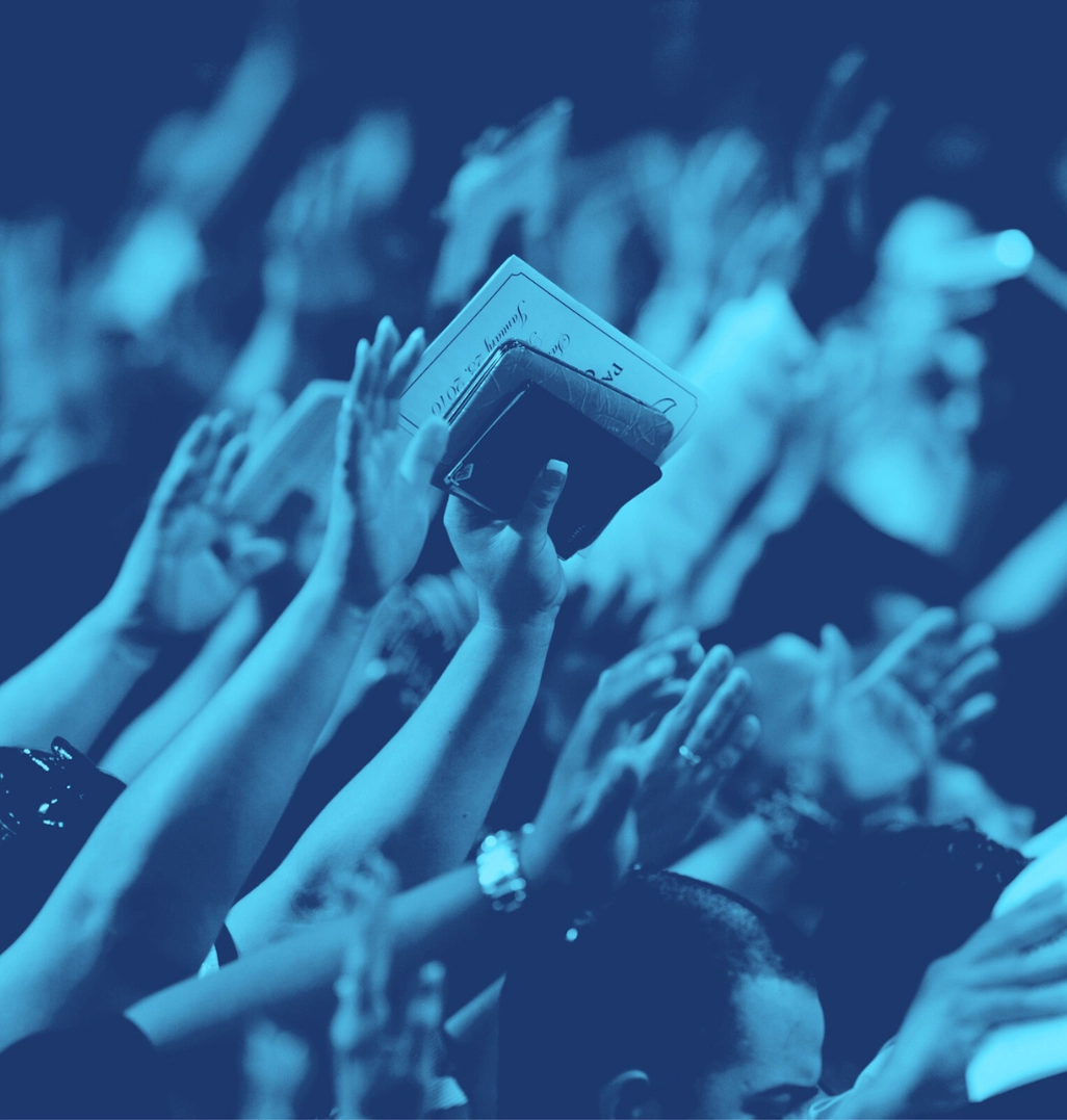 People worshipping together.