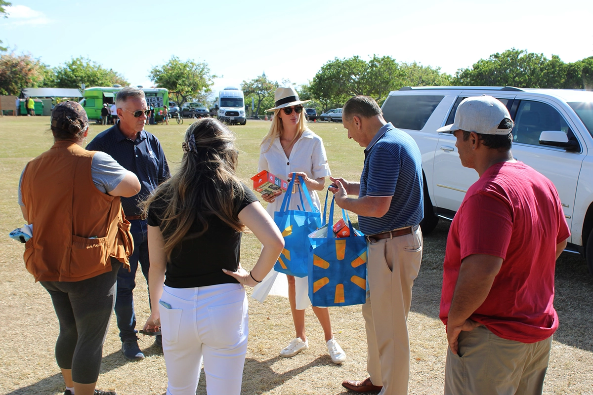 Ivanka Trump with community.