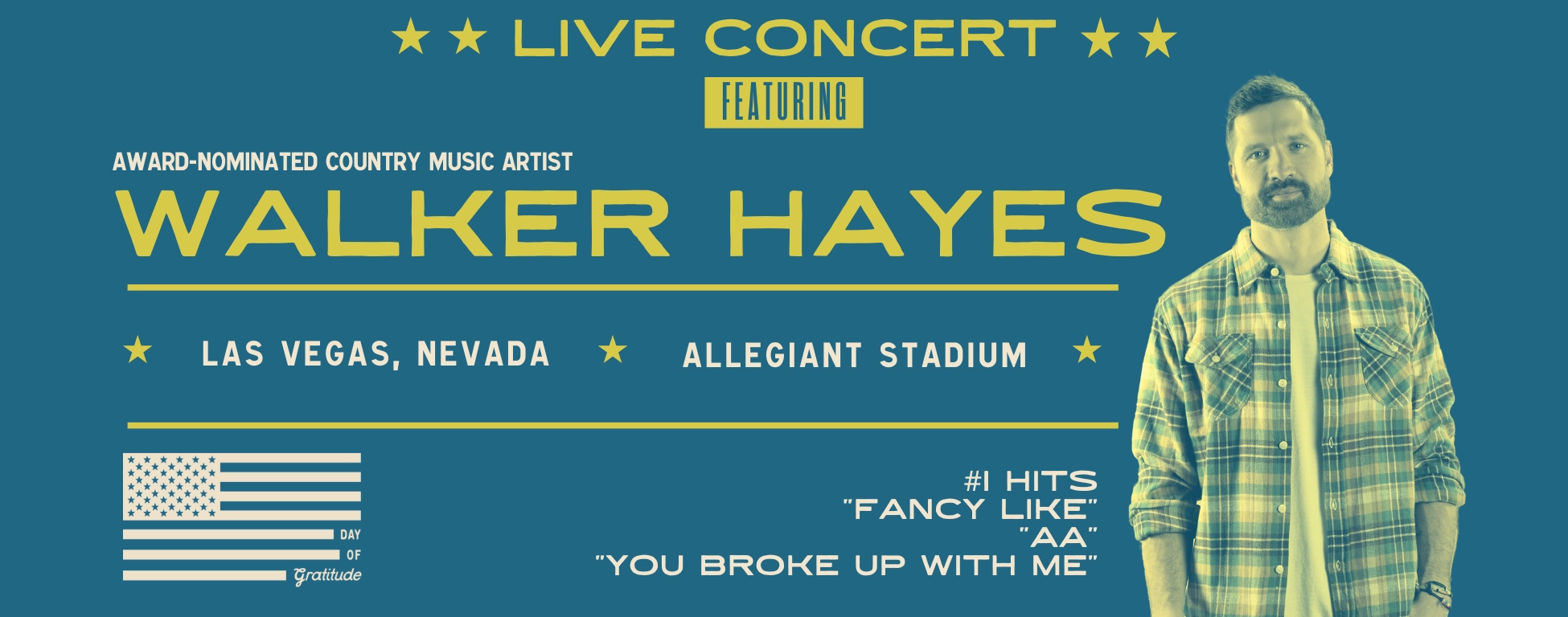 Walker Hayes banner.