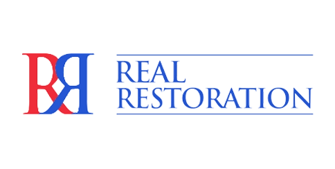 Real Restoration logo.